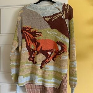 Horse Graphic Sweater